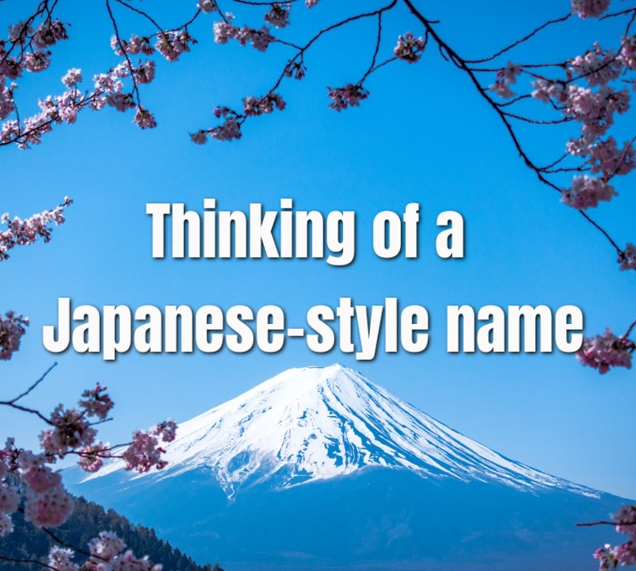 Thinking of a Japanese-style name
